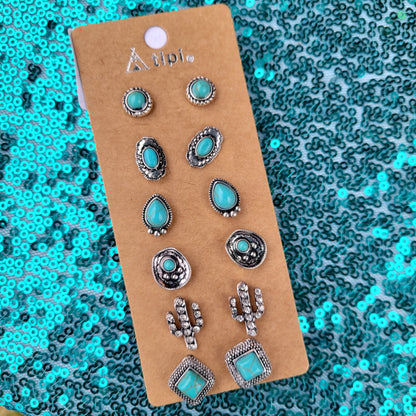 The Cowboy Stud Earring Set