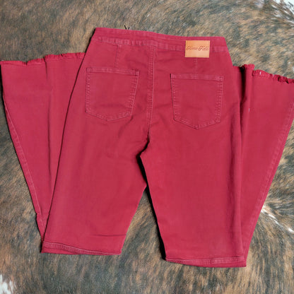 Burgundy Flares