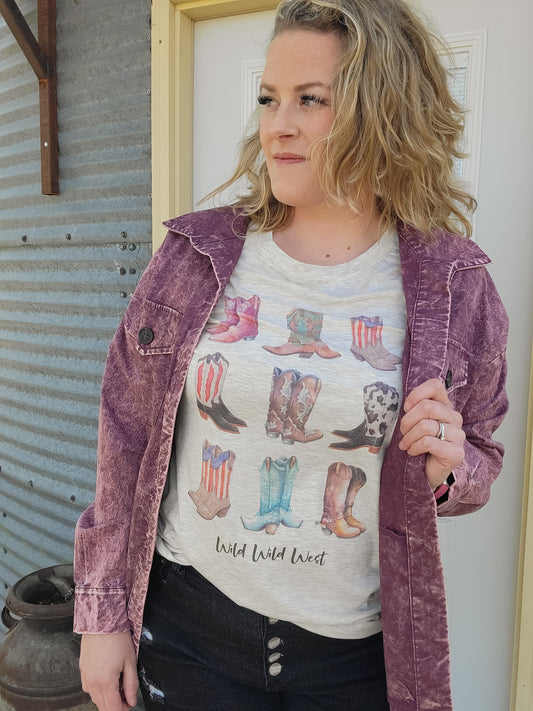 Wild Wild West Boots Tee