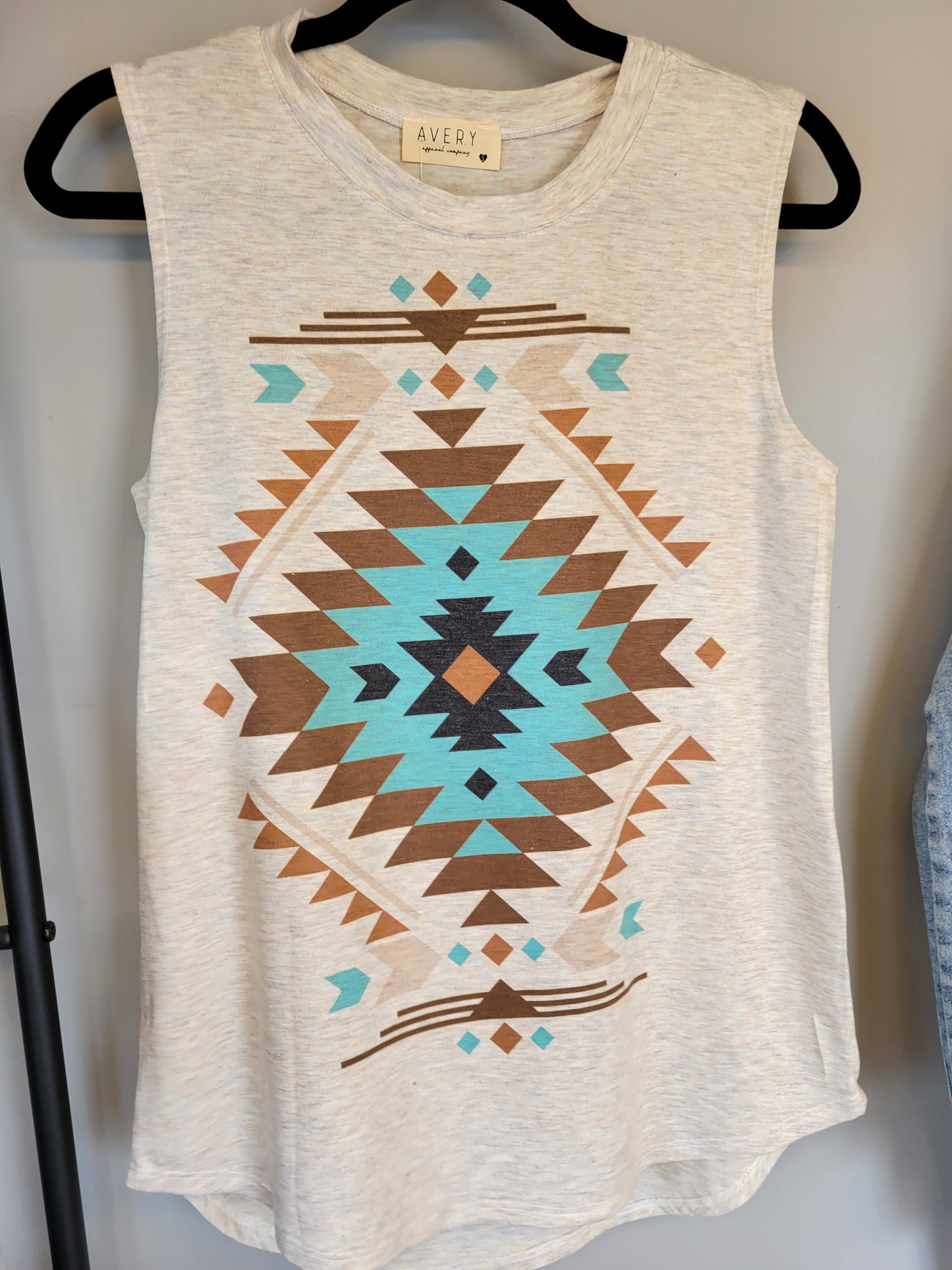 Aztec Sleeveless Tee