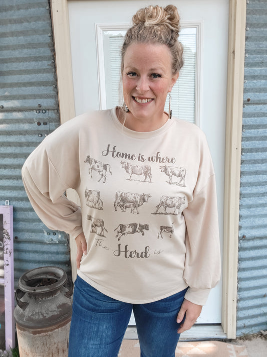 Home is Where the Herd Is Long Sleeve