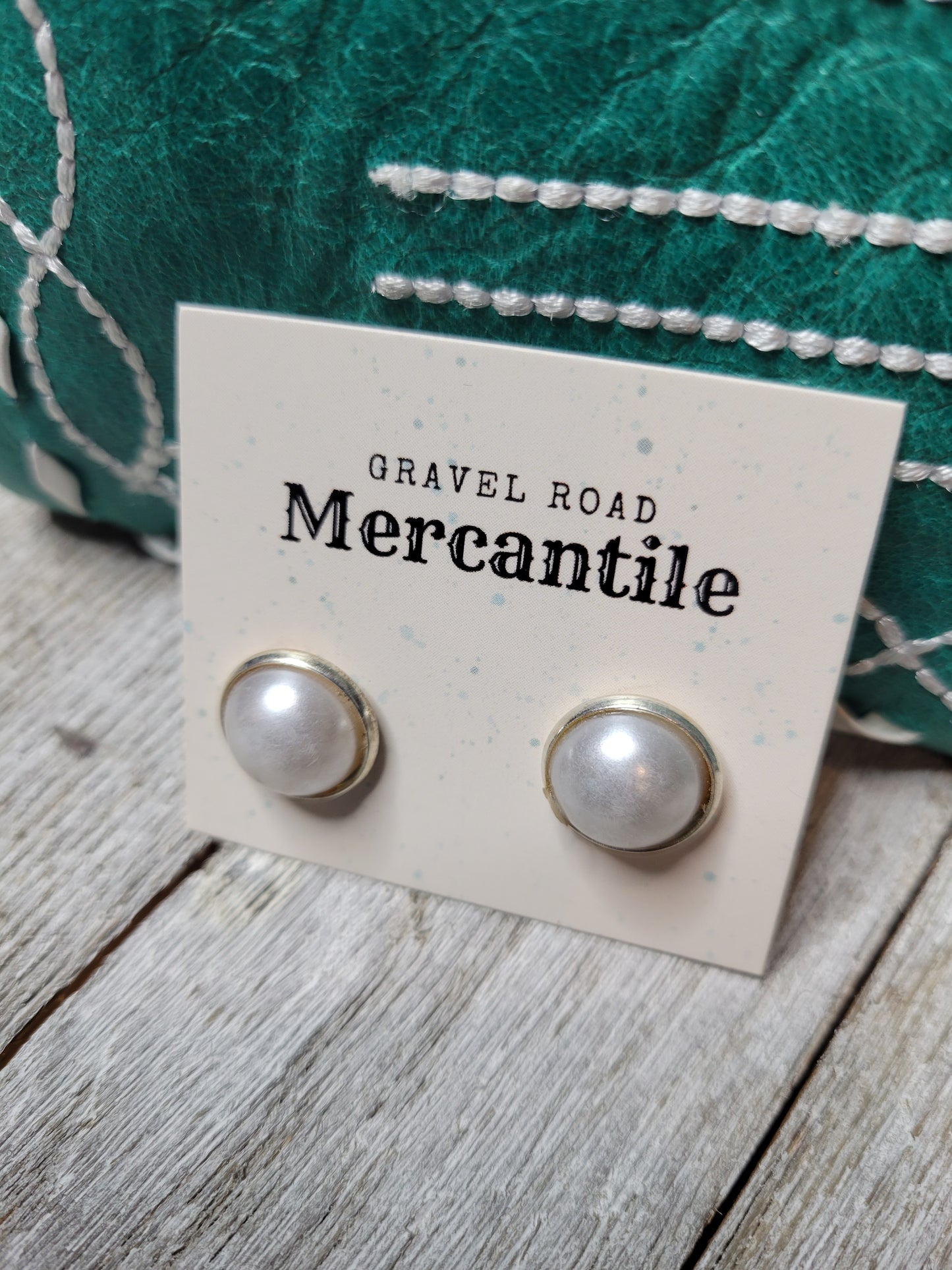 Pearl Snap Earrings