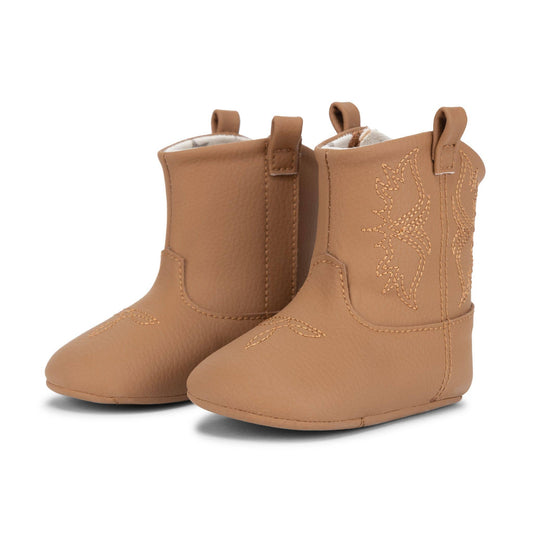 Eco Steps - Western Boot Brulee Brown: 6-9M