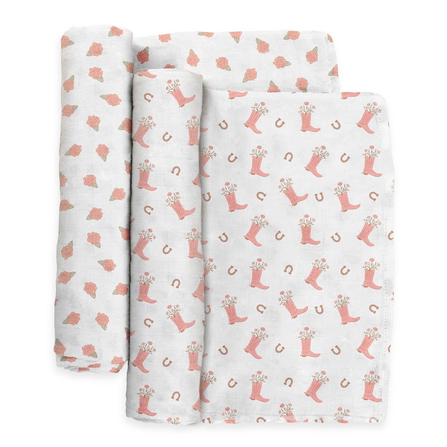 Swaddle Blanket Set Bloomin' Boot