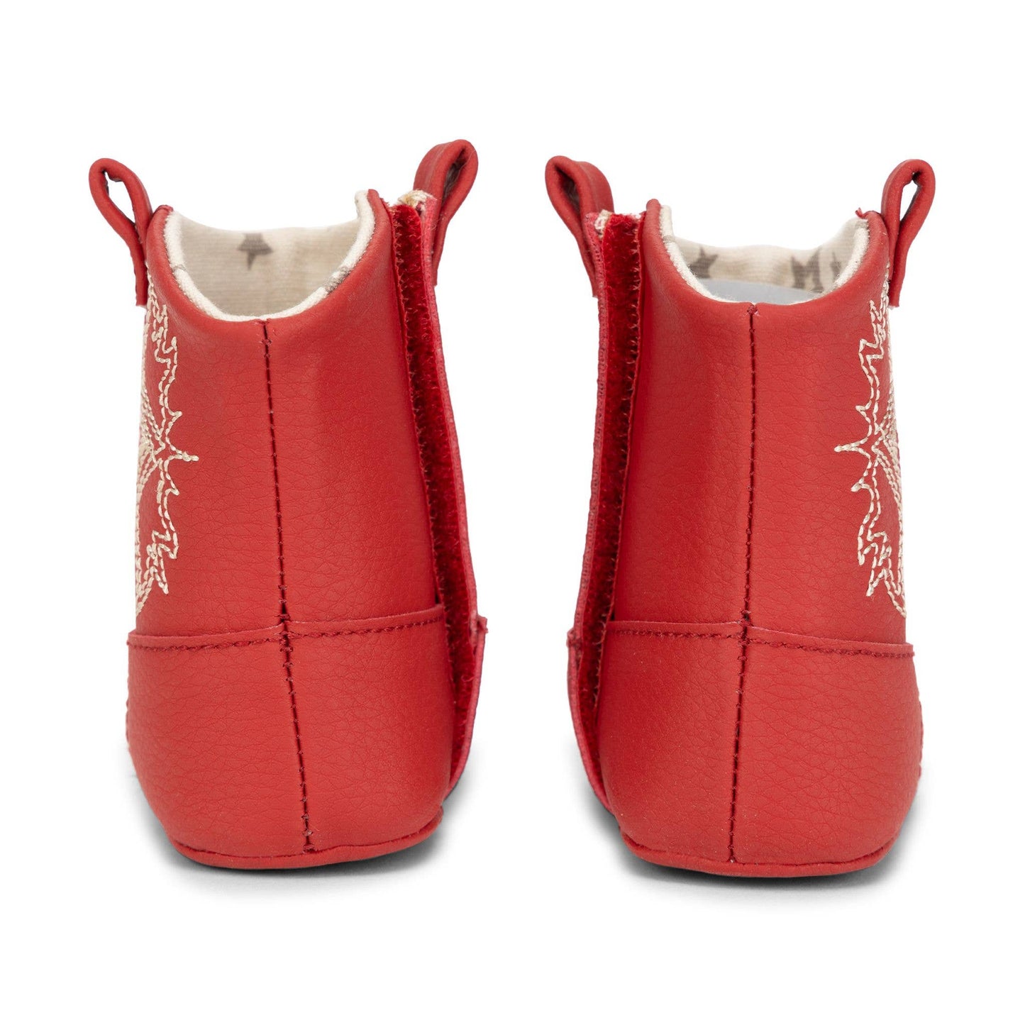 Eco Steps - Western Boot Cherry Red: 6-9M