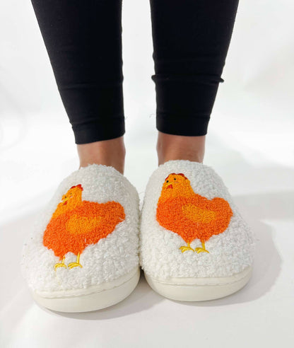 AFC Fuzzy Chicken Slippers