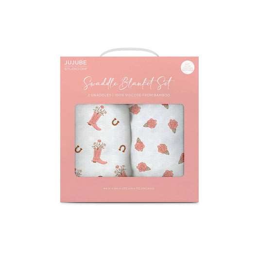 Swaddle Blanket Set Bloomin' Boot