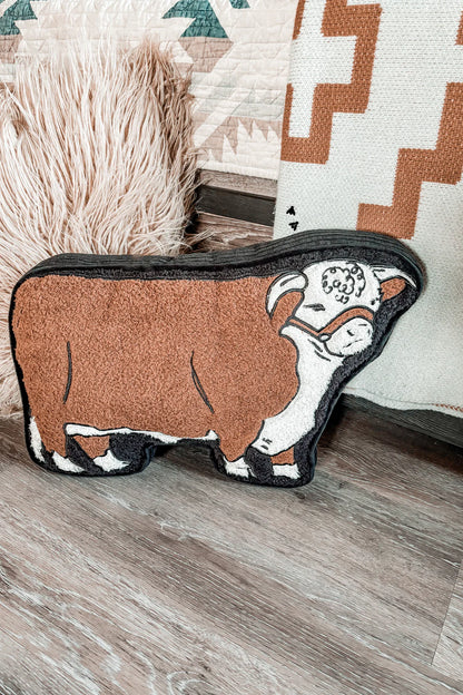 Cattle Talk Pillow - Hereford