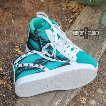 Heartland Hightops Sneaker - Teal