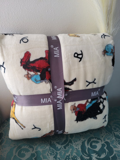 Mia King Throw Blanket - Calvin