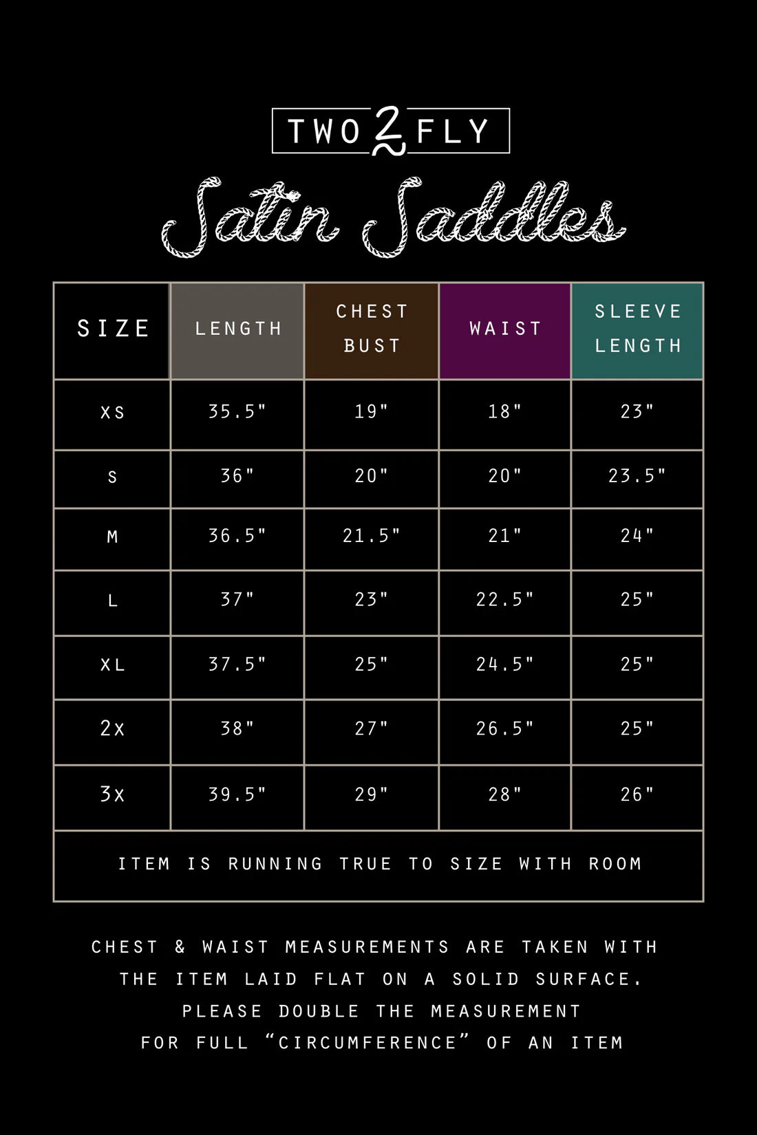 Satin Saddles Long Button Up